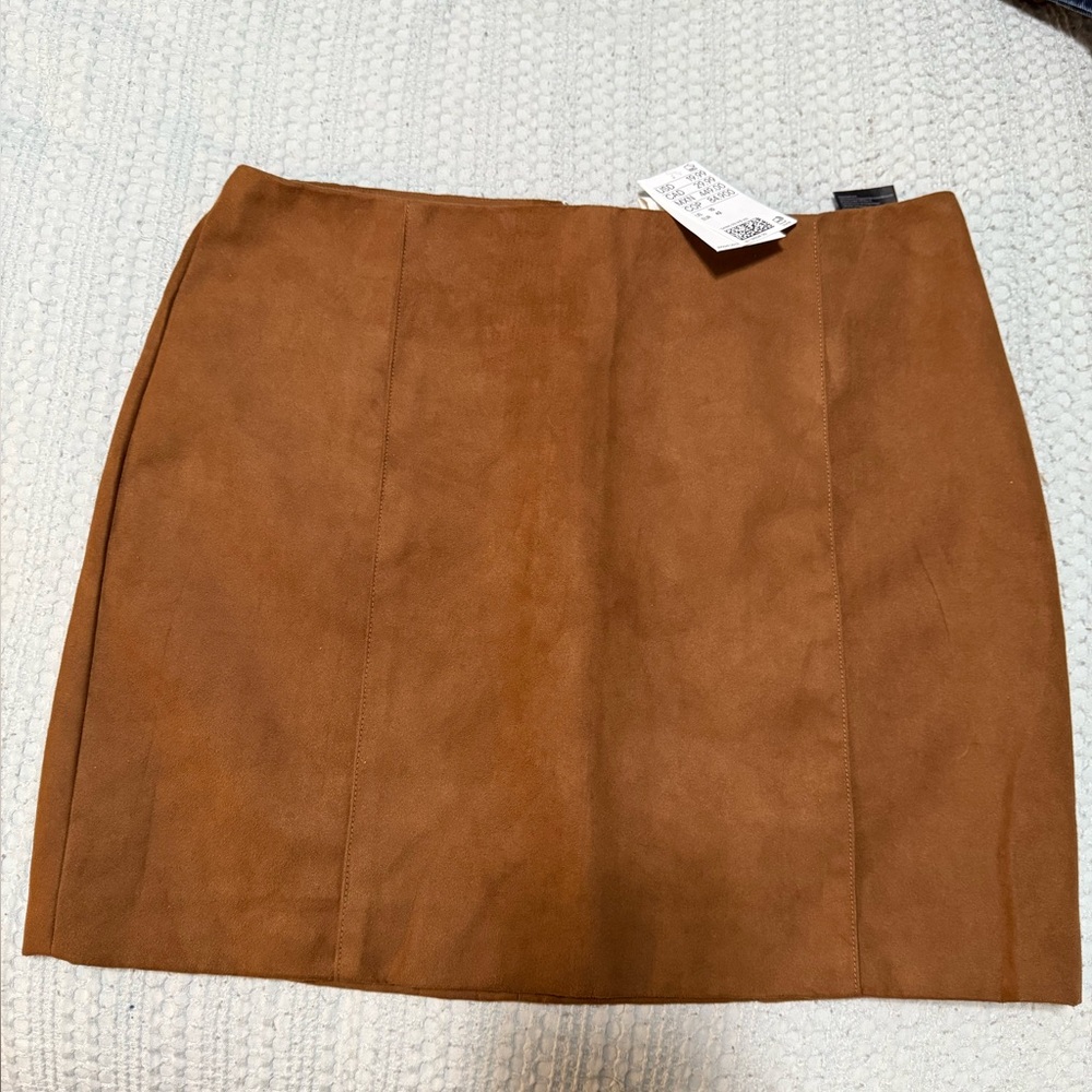 H&M Brown Mini Skirt